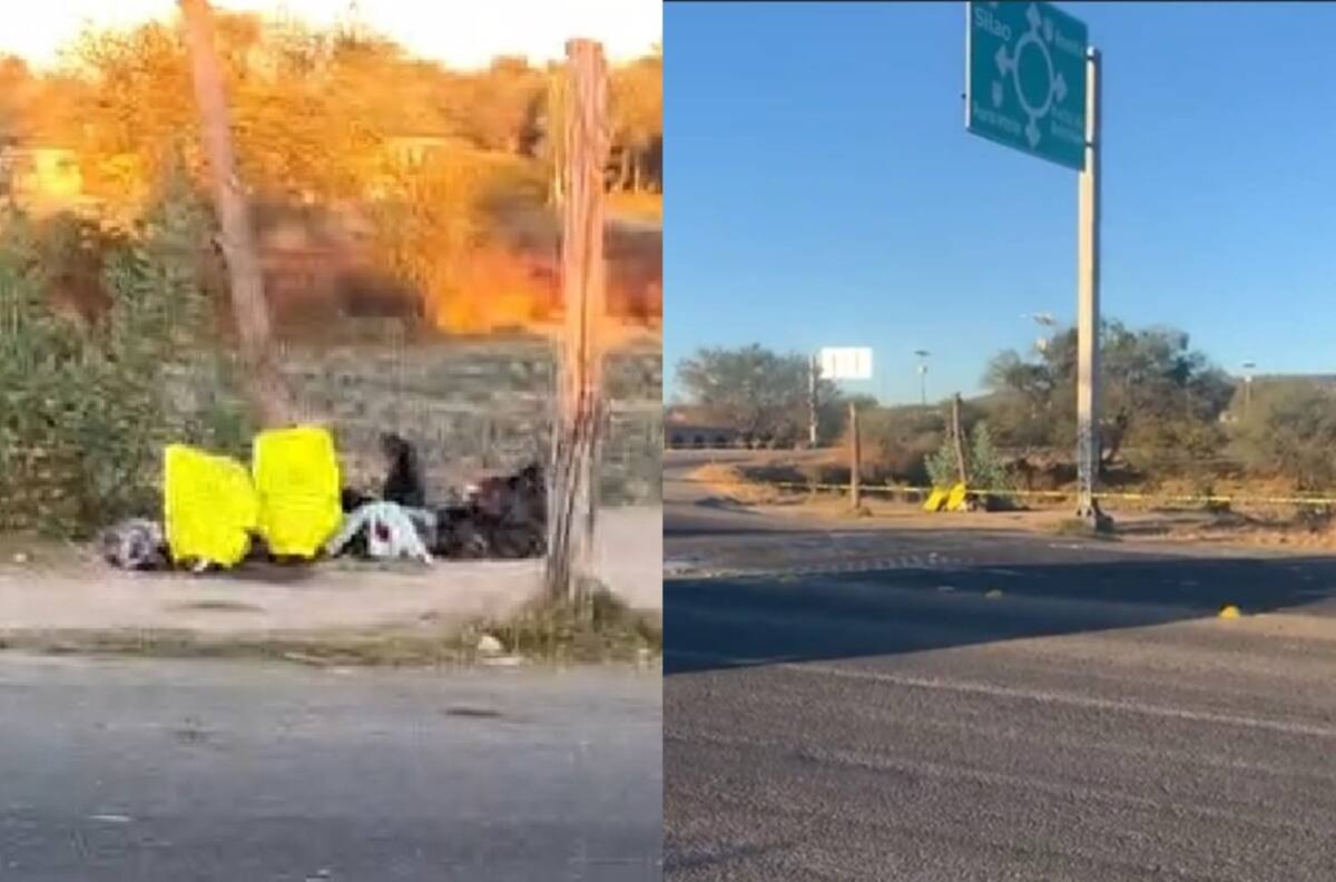 Tiran bolsas con restos humanos en carretera de Guanajuato