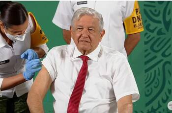 AMLO: Recibió la segunda dosis de la vacuna Astra Zeneca este 15 de junio