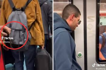 VIDEO| Captan momento en el que hombre se roba un celular en el Metro y se hace viral