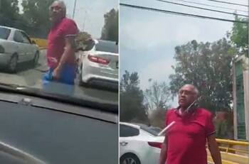 VIDEO: Detienen a hombre que agredió violentamente a una familia en la CDMX