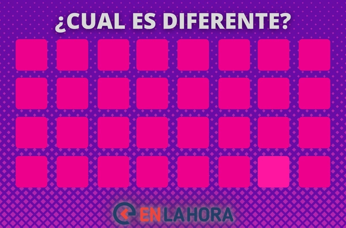 Acertijo visual: Encuentra el cuadro distinto en solo 35 segundos