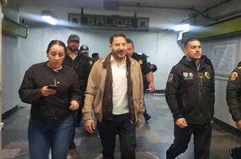 Autoridades realizaron labores de apoyo tras el choque de trenes de la Linea 3 del Metro de la CDMX