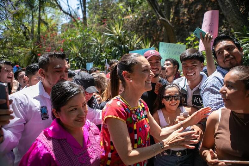 Claudia Sheinbaum en Morelos.