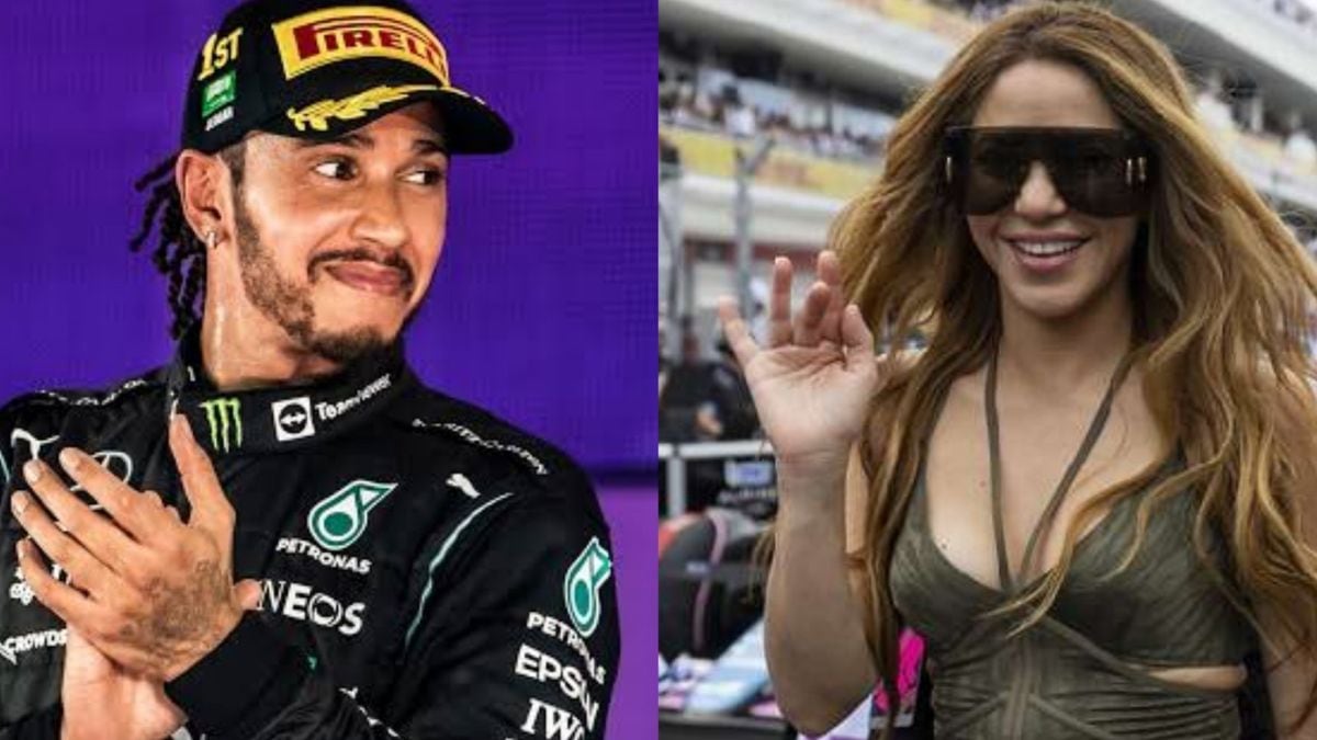 Lewis Hamilton y Shakira habrían compartido una cena.