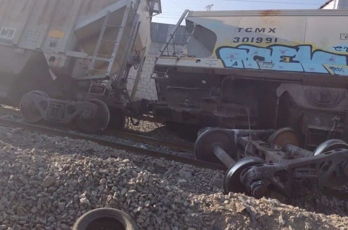 VIDEO | Captan momento exacto en que se descarrila el Tren en Ecatepec