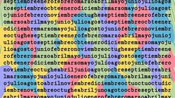 Acertijo visual: El 95% falló en encontrar la palabra "Octubre"