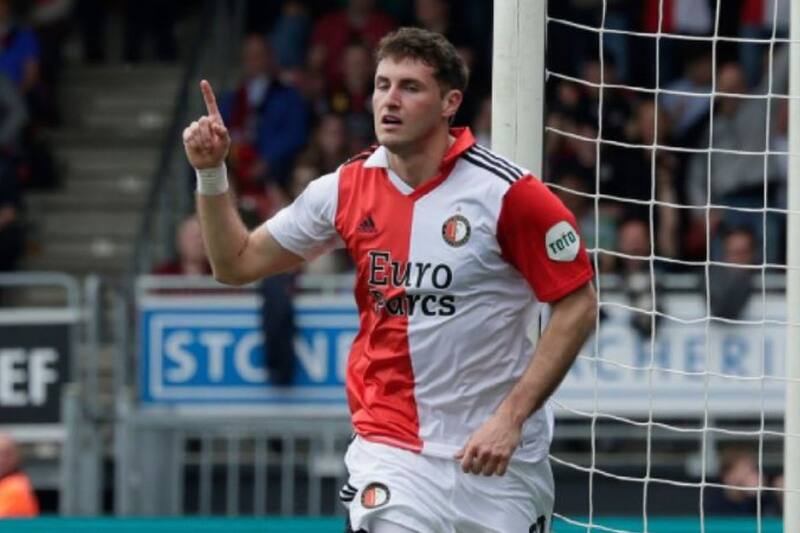 Santiago Giménez llegó a 22 goles en el futbol de Europa. (Twitter @Feyenoord)