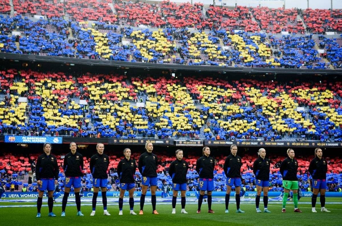 Barcelona vs Real Madrid y los récords de asistencia en partidos de futbol femeniles
