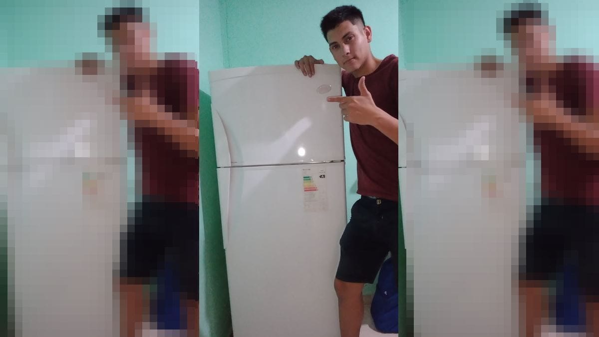 “Después de tantos ahorros”: Joven presume en redes su primer refrigerador y se hace viral