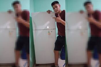 “Después de tantos ahorros”: Joven presume en redes su primer refrigerador y se hace viral