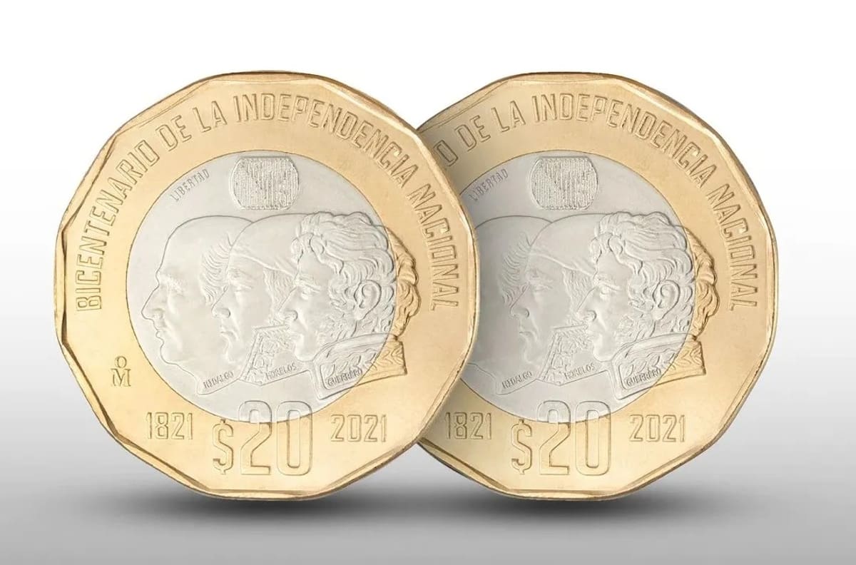 Moneda conmemorativa de 20 pesos se vende en casi medio millón