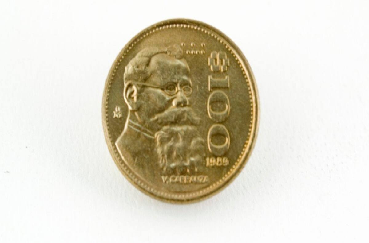 Descubre el valor de la moneda de 100 pesos de Venustiano Carranza