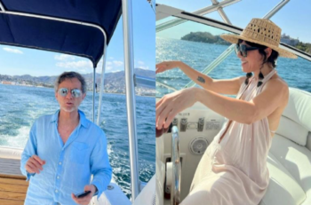 Stephanie Salas y Humberto Zurita presumen su romántico viaje a la playa
