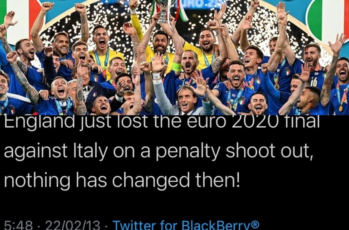 ¡Aficionado predijo la final de la Euro 2020 hace 8 años!