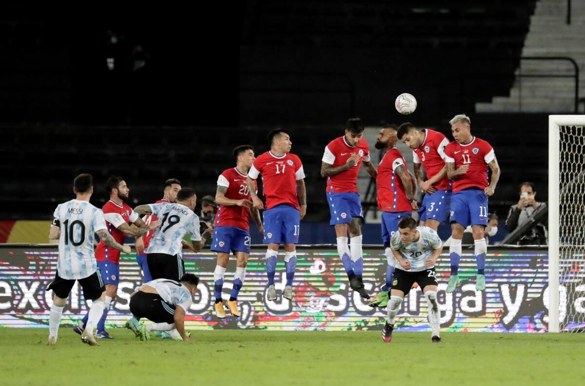 Argentina y Chile igualaron en intenso partido en Copa América 2021