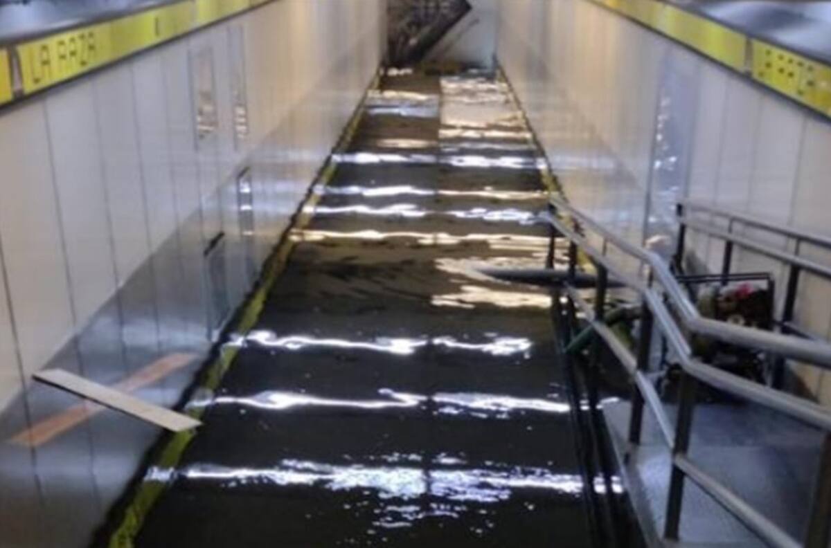 Video: Metro de CDMX se inundó y cubrió de agua la estación de La Raza