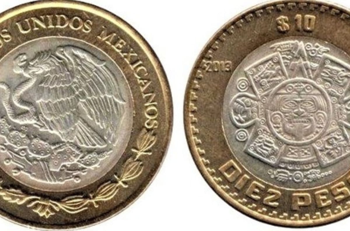 Numismática: Esta moneda de 10 pesos vale 800 mil pesos ¡Checa si la tienes!