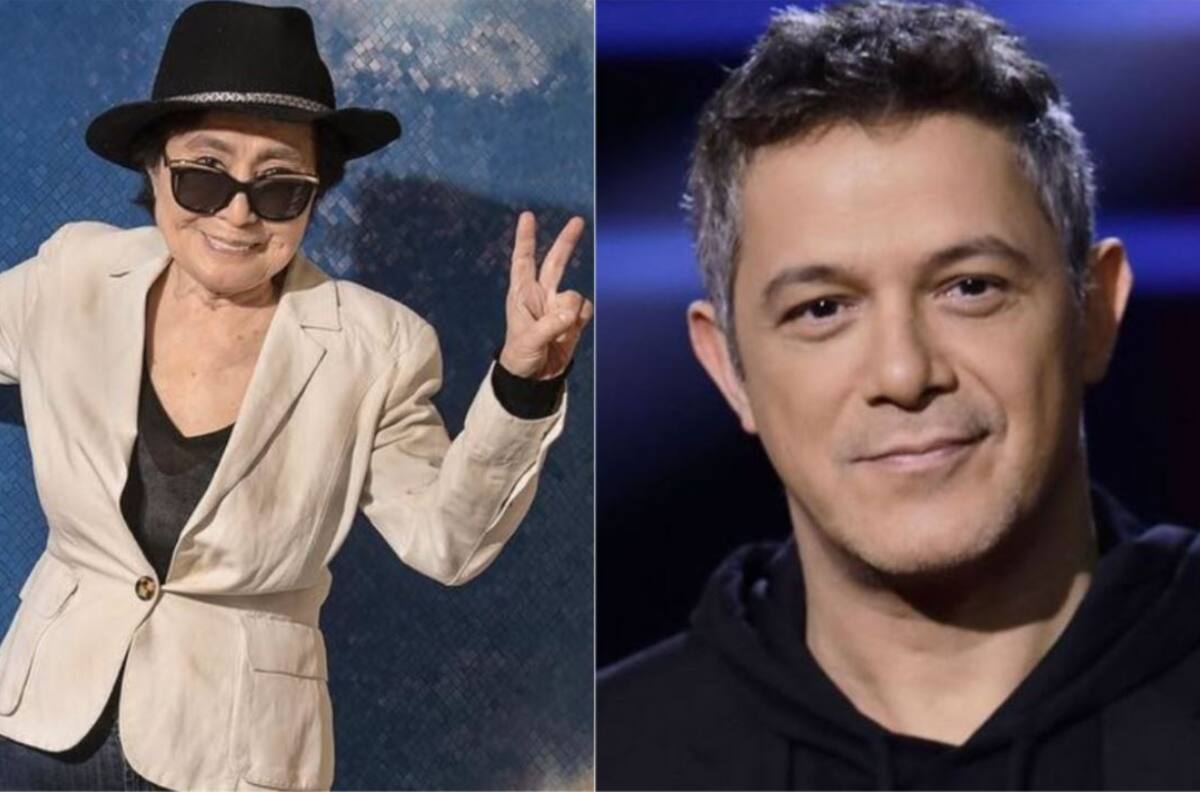 Yoko Ono reacciona a la interpretación de "Imagine" de Alejandro Sanz en Tokio 2020