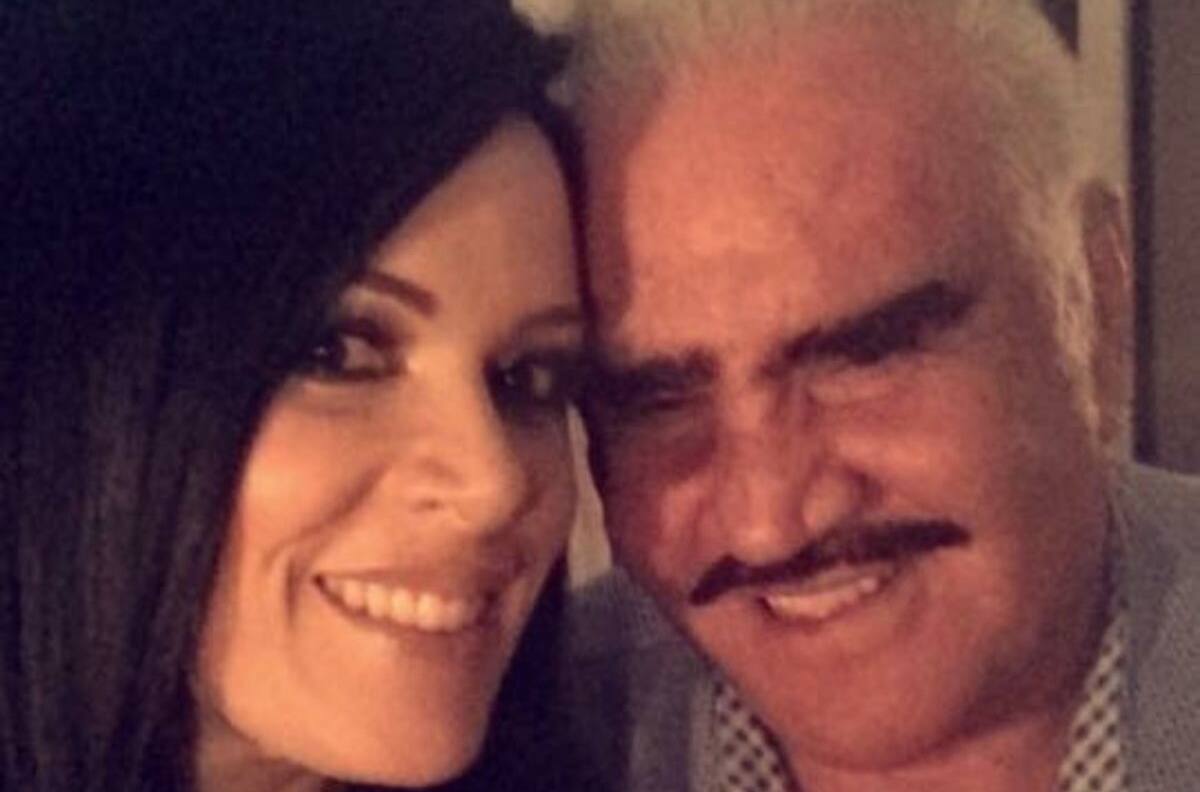América Guinart publica foto inédita de Vicente Fernández con emotivo mensaje
