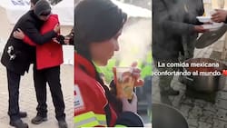 Mexicanos alimentan con “sopita, frijolitos refritos y barbacoa de res” a damnificados de Turquía | VIDEO