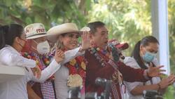 Sigue la polémica: Hija de Salgado Macedonio empezó su campaña a la gubernatura de Guerrero acompañada de su padre