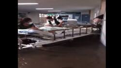 VIDEO: Fuertes lluvias inundan hospital del IMSS en Tula, mueren 16 pacientes