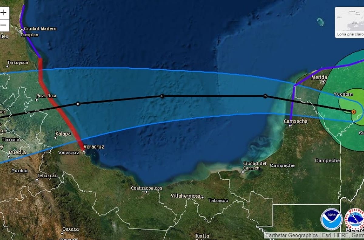 VIDEOS: Así entró la tormenta tropical Grace entra a Yucatán