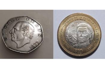 ¡Increíble! El precio de estas monedas supera los 130 mil pesos