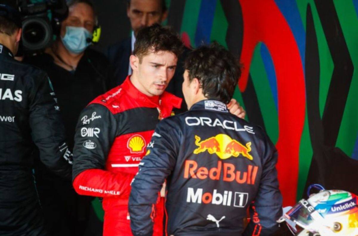 Checo Pérez reveló como fue la emocionante pelea con Charles Leclerc en el GP de Japón