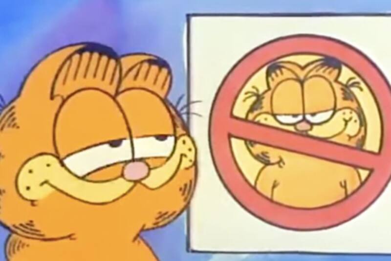 Hinchas utilizaron a Garfield para burlarse de Romelu Lukaku en final de Champions League.