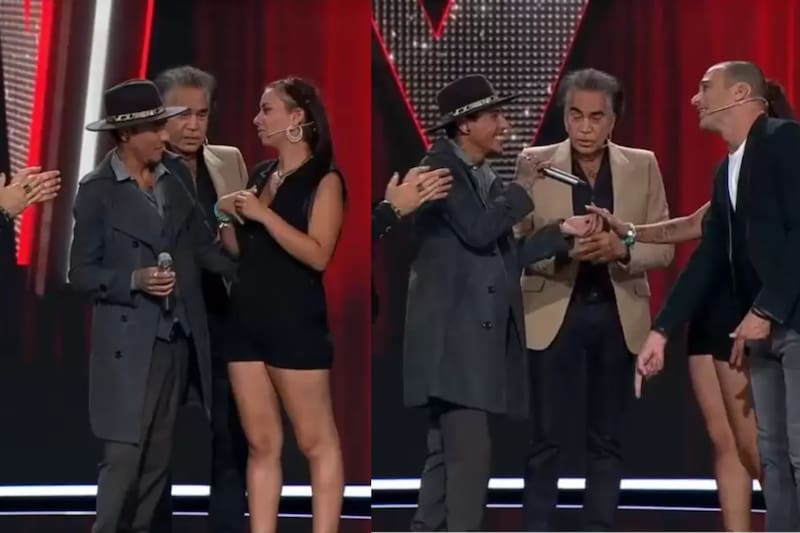 Con anillo de Beto Cuevas y con "El Puma" de Cúpido