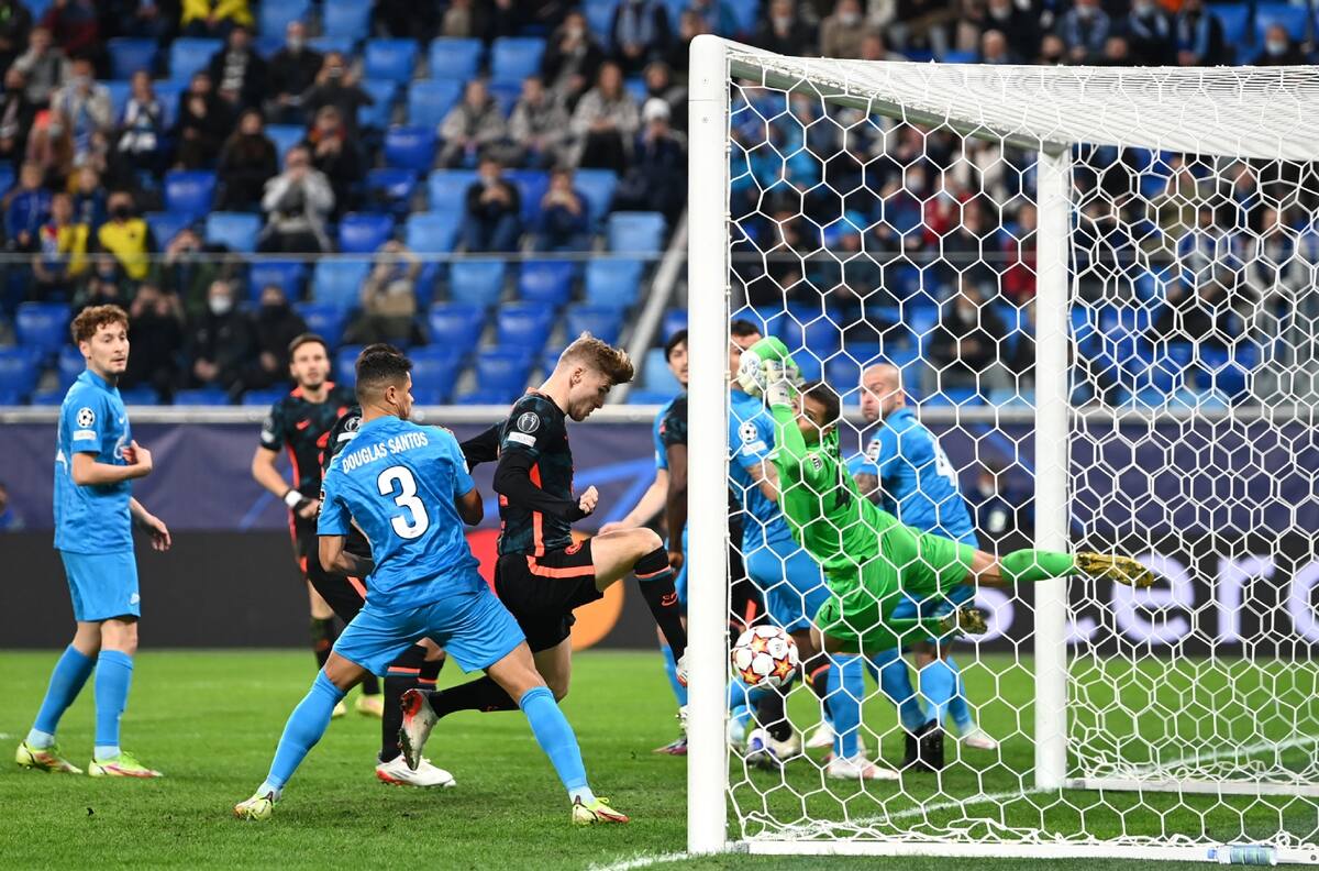 ¡Partidazo en San Petersburgo! El Zenit le empató en los últimos minutos al Chelsea