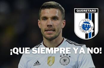 Futbol de Estufa: Gallos retira oferta por Podolski por una increíble razón