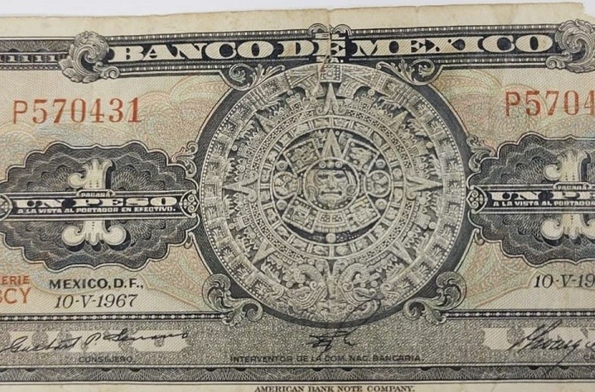 Numismática: Billete de 1 peso se vende por 116 mil