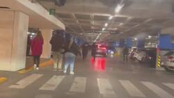 VIDEO | Balean y detienen a presunto asaltante en el interior de plaza Mítikah