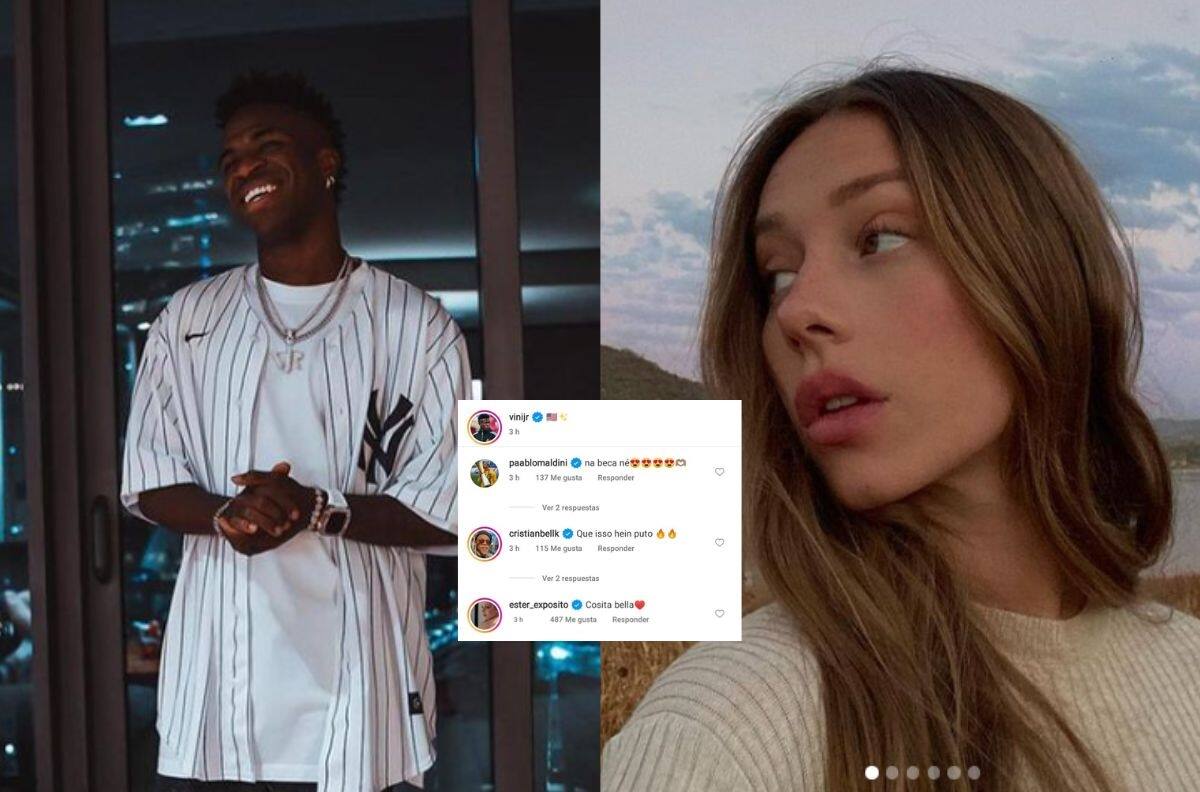 Vinicius Jr y Ester Expósito: lo que se sabe de su supuesto coqueteo