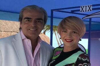 Viudo de Edith González presume su romance con Luz Blanchet, conductora de “Hoy”