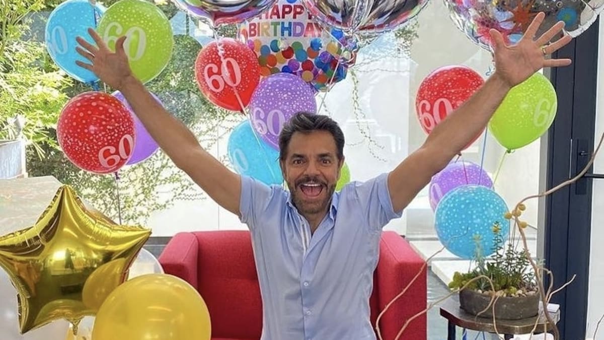 Eugenio Derbez así celebra su cumpleaños 60 y sí respondió a felicitaciones