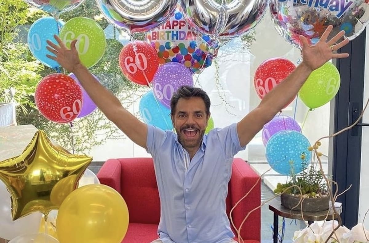 Eugenio Derbez así celebra su cumpleaños 60 y sí respondió a felicitaciones
