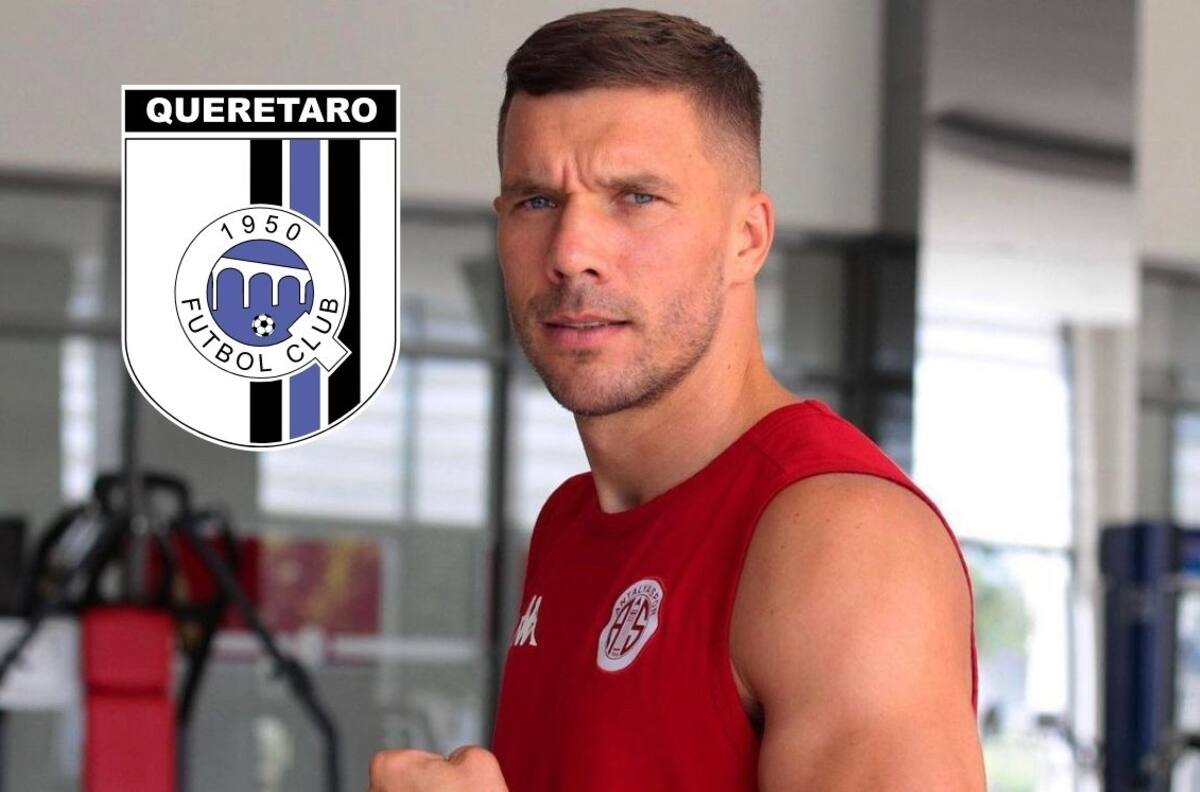 Podolski mandó sentido mensaje a la afición de Querétaro