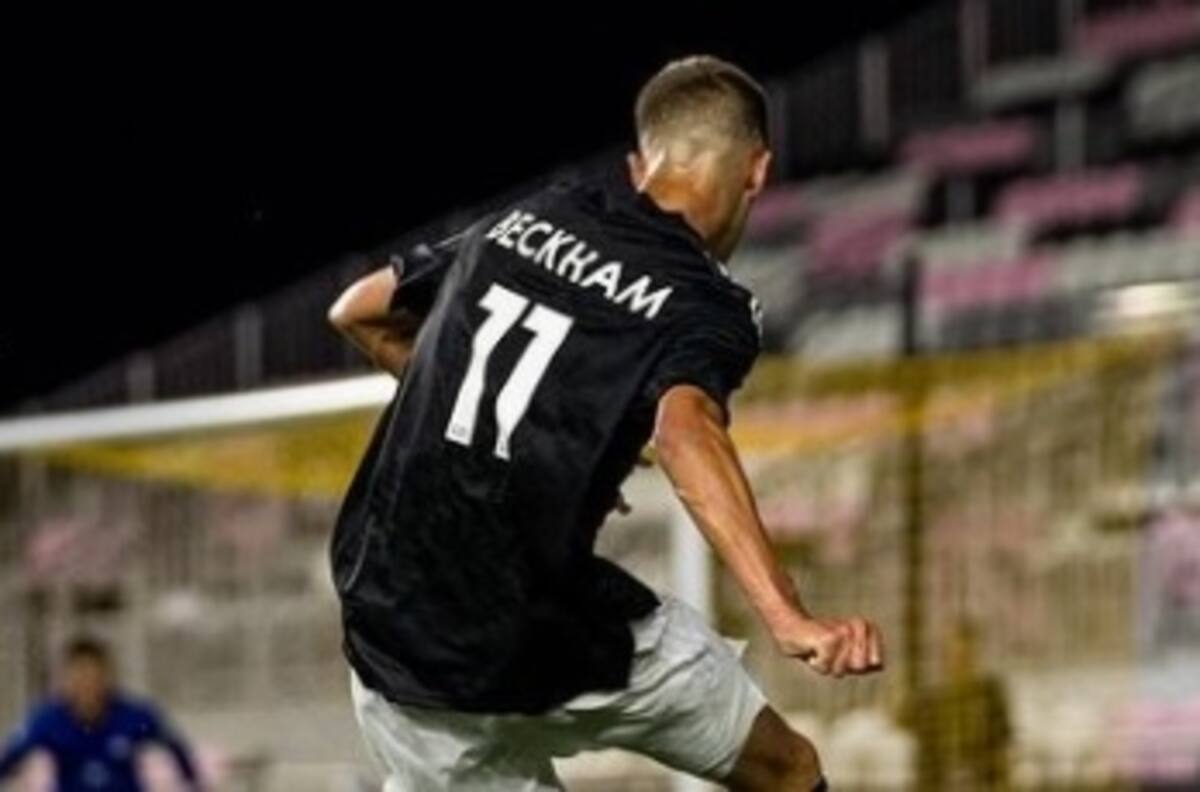 Romeo, hijo de David Beckham, debutó en la USL