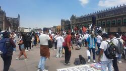 VIDEO | Encapuchados intentan atacar Palacio Nacional