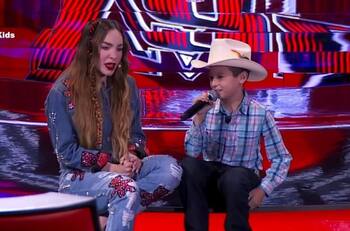 Él es Randy Ortíz el hijo de Belinda y Christian Nodal que ganó "La Voz Kids"