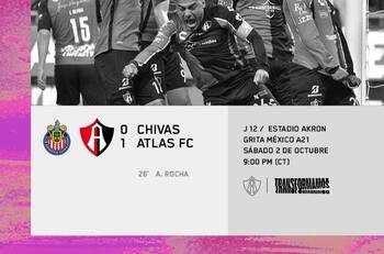 Atlas vence a Chivas con penal a lo panenka y ahora es líder del torneo