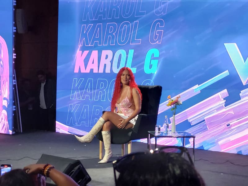 En su conferencia de prensa para el Festival de Viña 2023