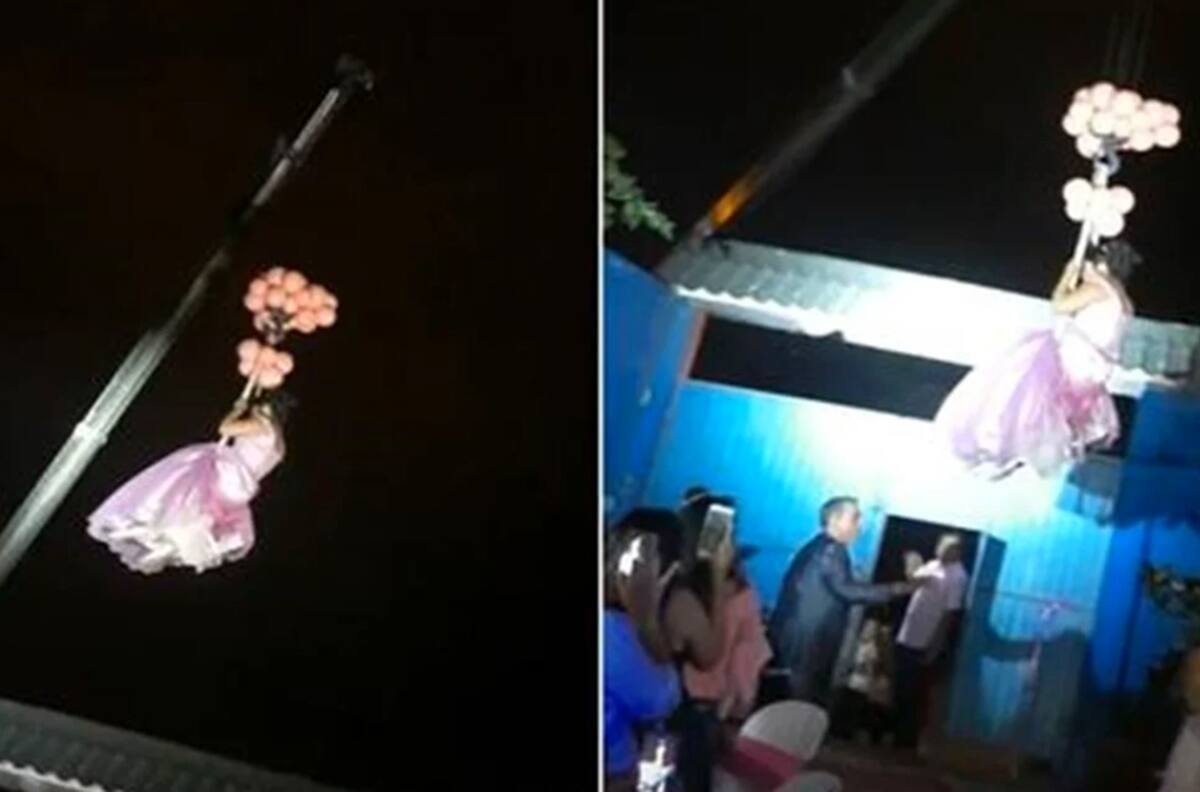 VIDEO| Al estilo “Spider Man”: así entró una quinceañera a su fiesta