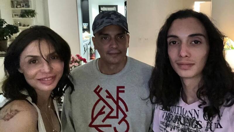 Leandro De Niro y su familia