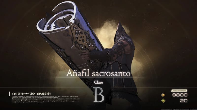 Añafil sacrosanto. Créditos: Square Enix.