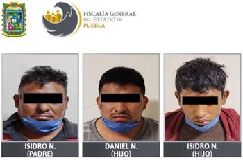 Un padre y sus hijos asesinaron al abuelo por un terreno en Puebla; los vinculan a proceso