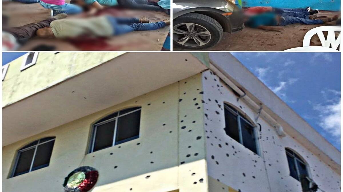VIDEO | Masacre en San Miguel Totolapan dejó 18 personas asesinadas en la Presidencia Municipal